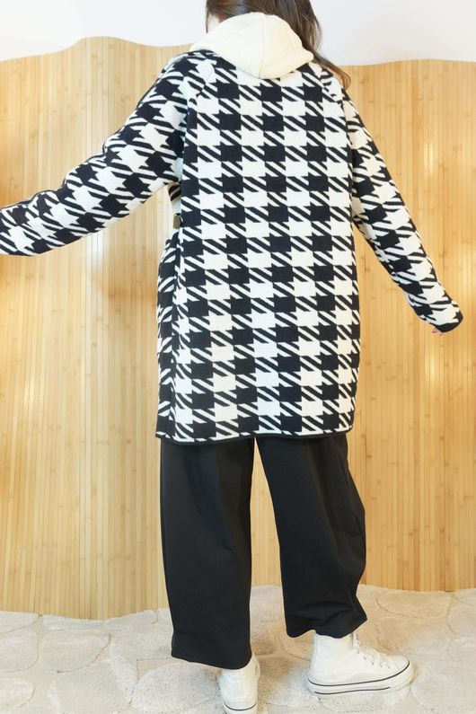 Upper East Thick Stretch Coat Mono